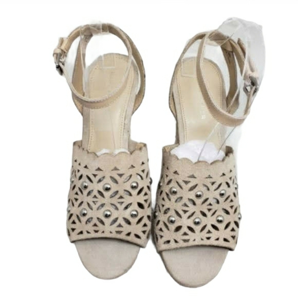 Marc Fisher LTD Hata Cutout Wedge Sandal Sz 8.5M - Picture 3 of 9